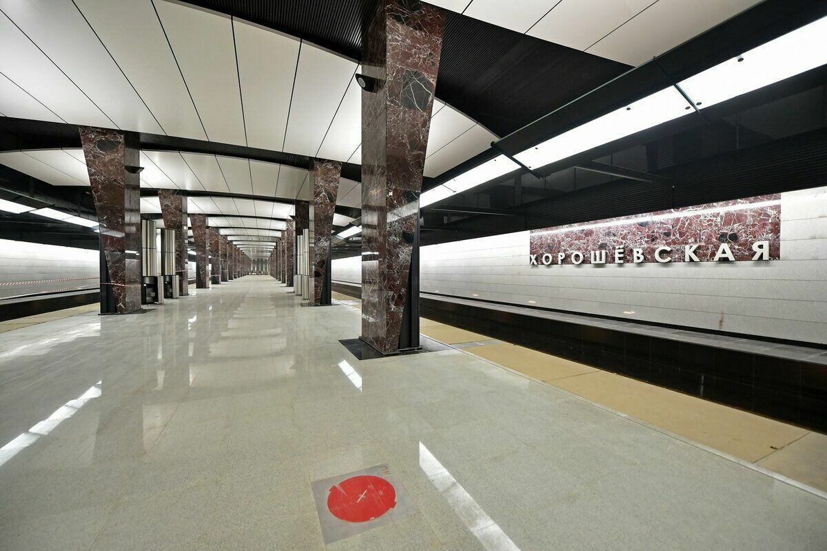 В Москве на три дня закроют участок метро от "Хорошевской" до "Мневников"