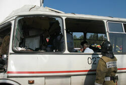 Пассажирский автобус столкнулся с грузовиком: 18 пострадавших