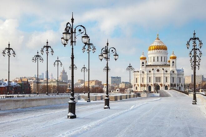 В Москве потеплело до минус десяти
