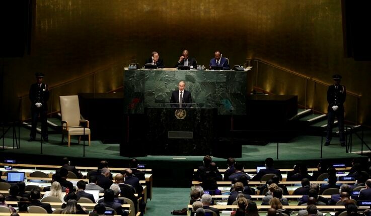 Речь президента России Владимира Путина на 70-й Генеральной Ассамблее ООН