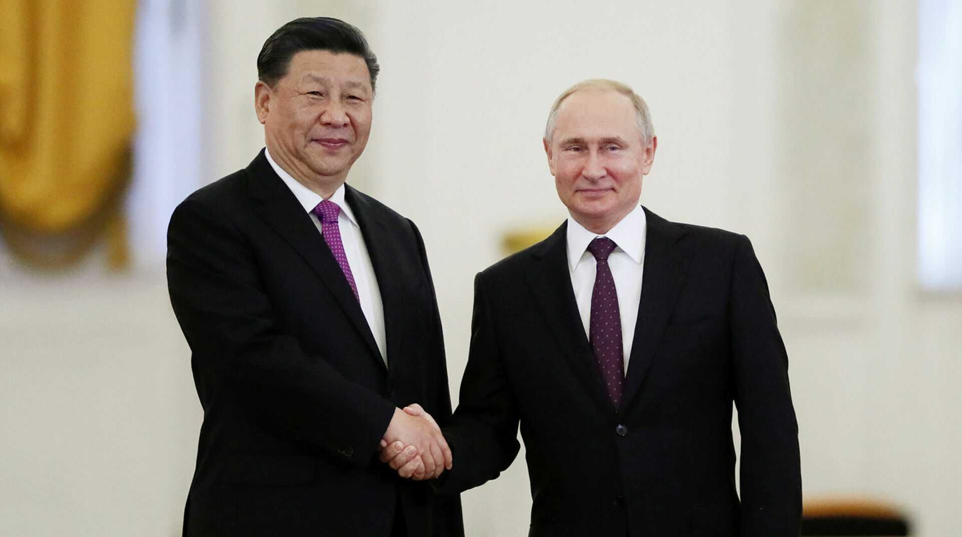 Переговоры с китайцами. Председатель КНР си Цзиньпин РФ Владимиром Путиным.