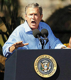 Неприятные риски Джорджа Буша