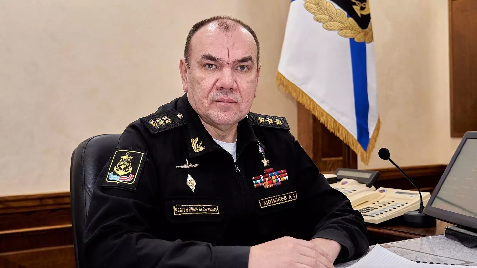 Адмирал Александр Моисеев назначен врио главнокомандующего Военно-морским флотом РФ
