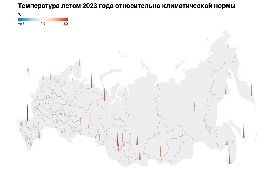 Восток России нагревается быстрее Западной части