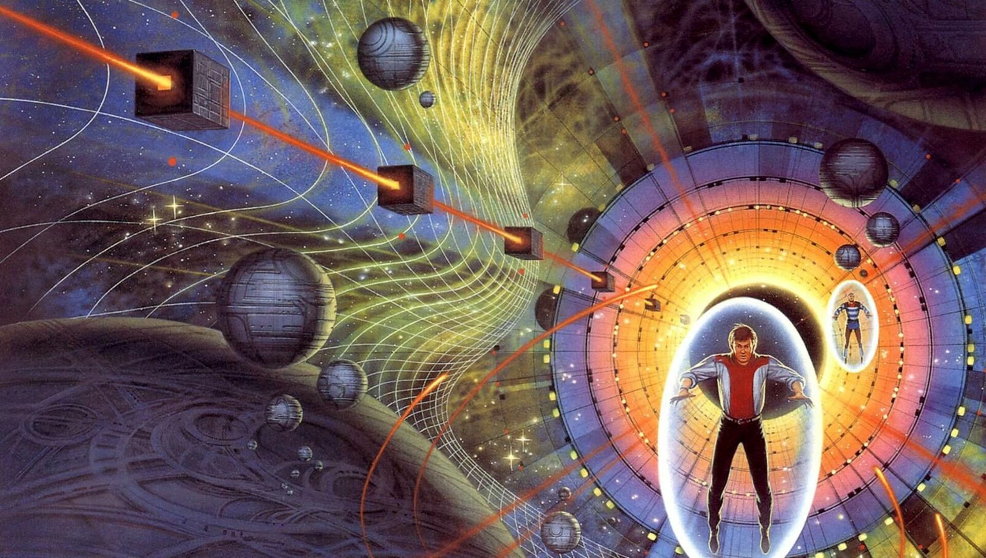 Влияние мысли на жизнь. Картины Дэвида Маттингли. Многомерность пространства и времени. Квантовое поле. Энергетические картины.