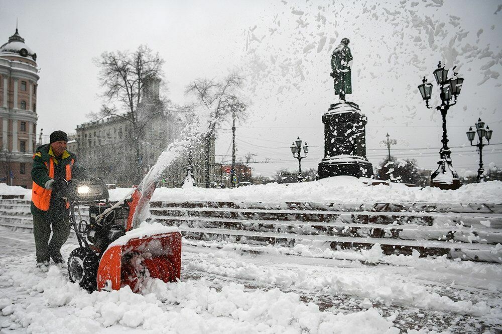 В выходные на Москву вновь обрушится сильный снегопад