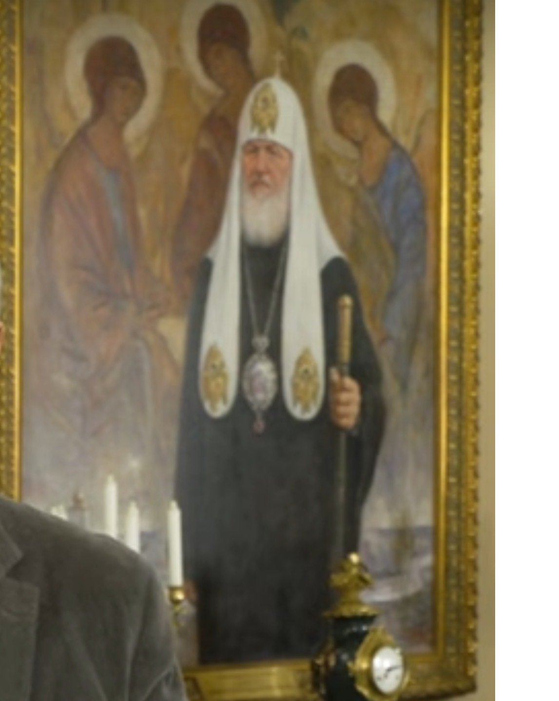 Картина в резиденции патриарха Кирилла
