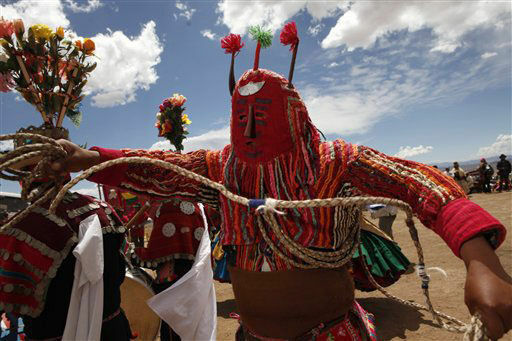 Фольклорный праздник индейцев аймара