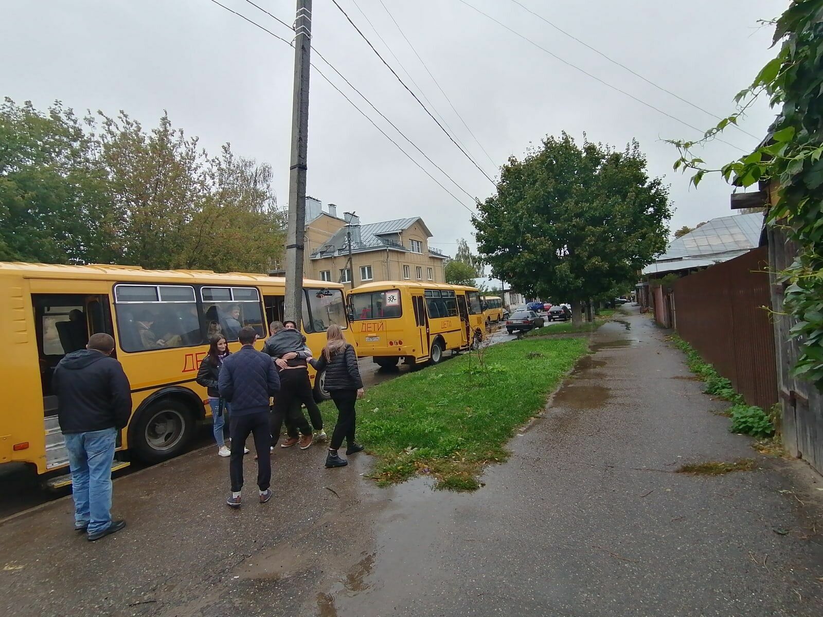 Автобусы для мобилизации в Костроме
