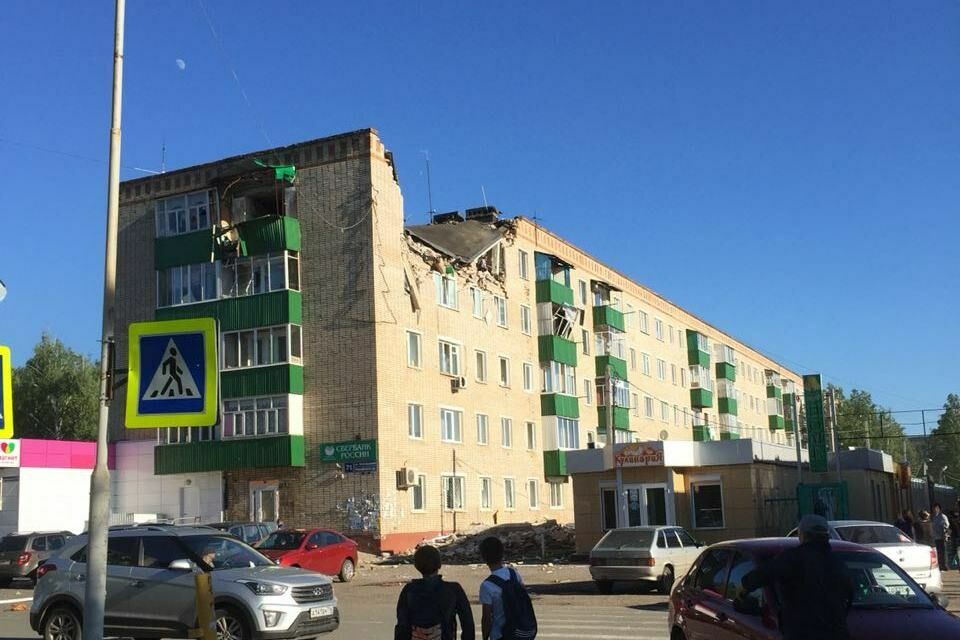 В Татарстане в многоэтажном доме произошел взрыв газа
