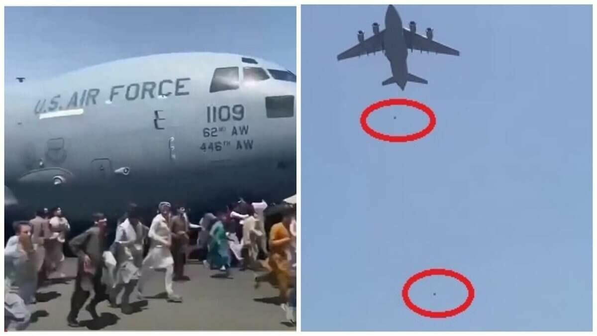 Видео: афганцы падают из взлетевшего в Кабуле американского самолета