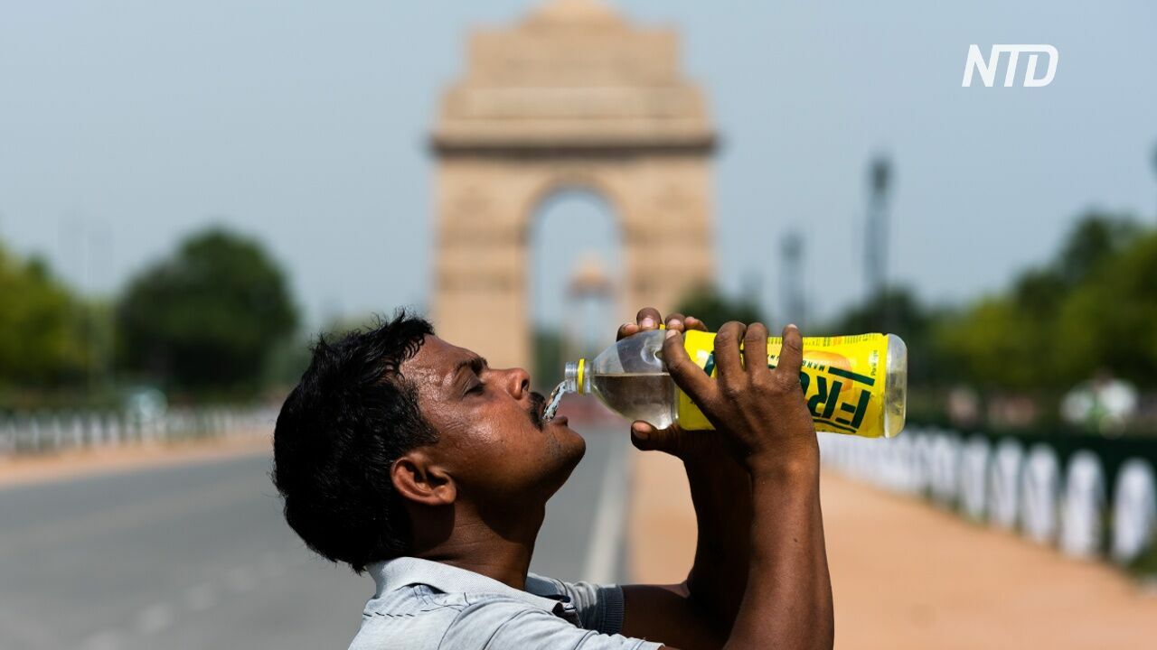 В Индии и Пакистане стоит 50-градусная жара: не хватает воды и кондиционеров
