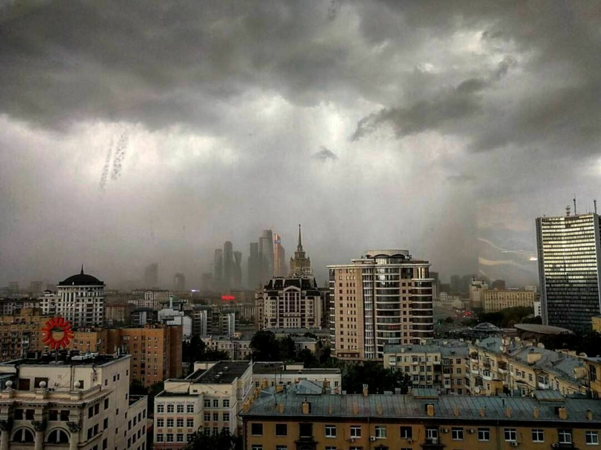 Москва шторм сегодня