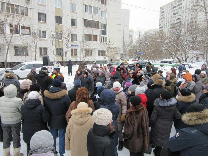В Москве прошёл массовый народный сход против расширения улицы
