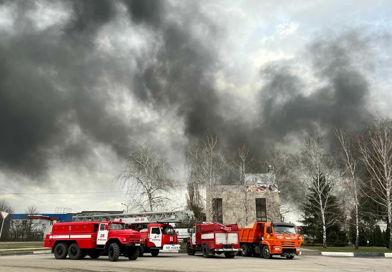 Пожар на белгородской нефтебазе удалось локализовать