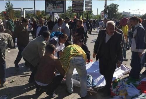 В Анкаре взорвали антивоенный митинг: погибли более 20 человек