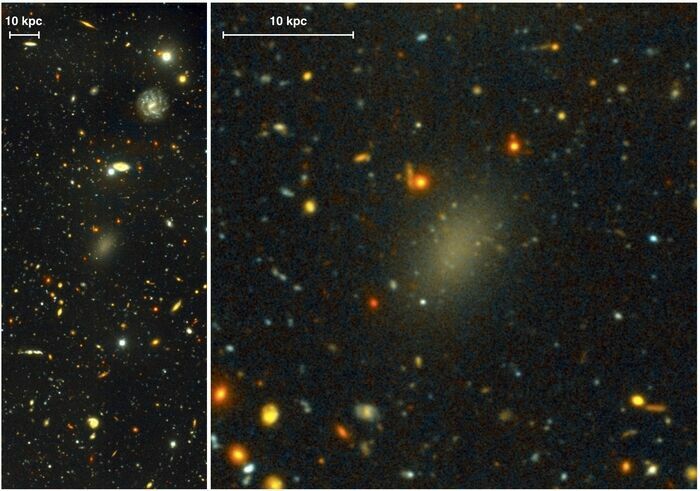 Ученые нашли состоящую из темной материи галактику