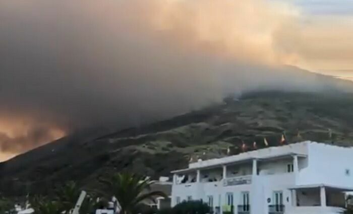 В Италии проснулся вулкан на острове Стромболи