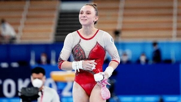 Гимнастка Анастасия Ильянкова завоевала серебряную медаль на токийской Олимпиаде