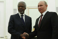 Путин пообещал Аннану всестороннюю поддержку