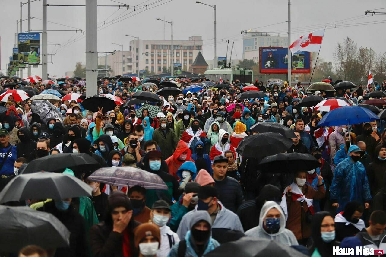 В Минске произошли столкновения силовиков с протестующими