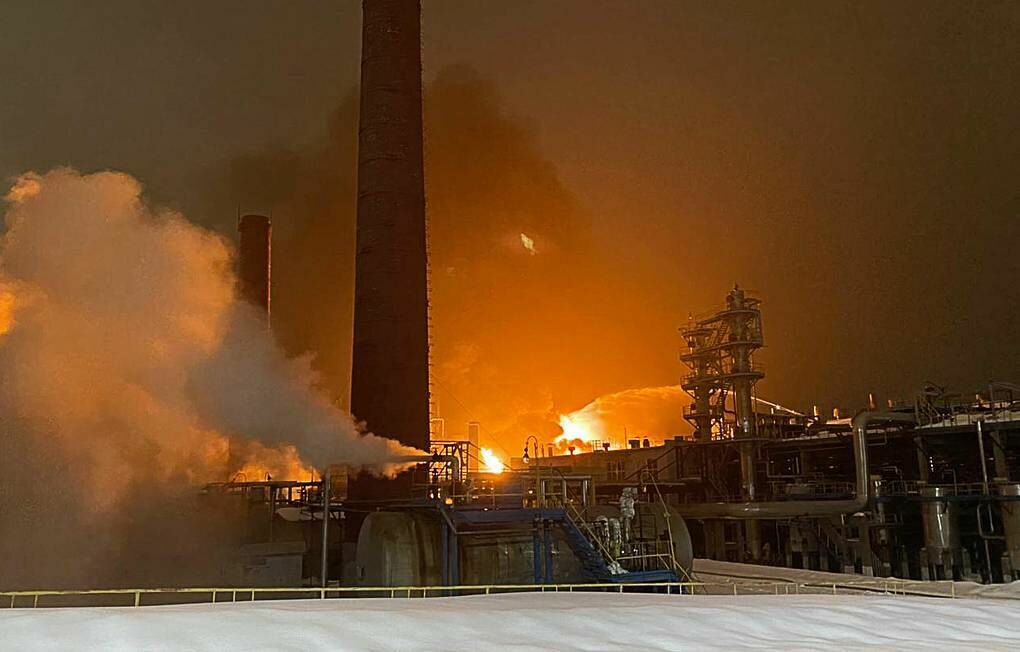 На химическом заводе Уфы произошел пожар