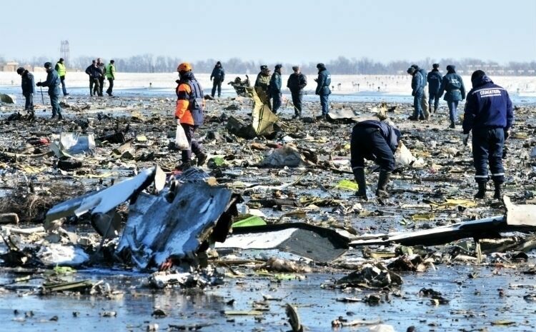Эксперты: самолет FlyDubai разбился из-за ошибки пилота