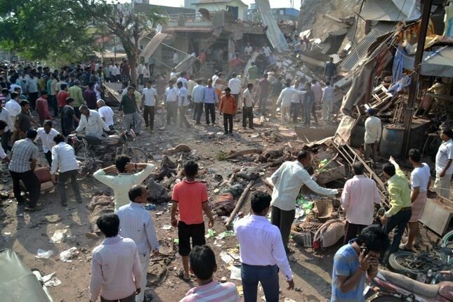 Число погибших при взрыве в Индии возросло до 104 человек