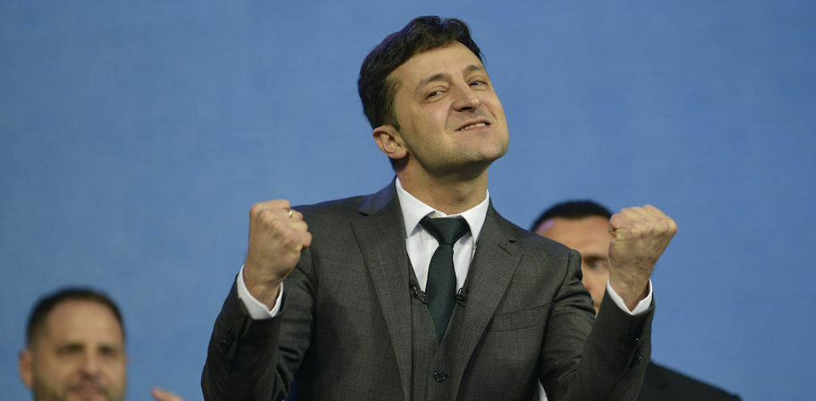 Выборы на Украине: Зеленский триумфально побеждает Порошенко