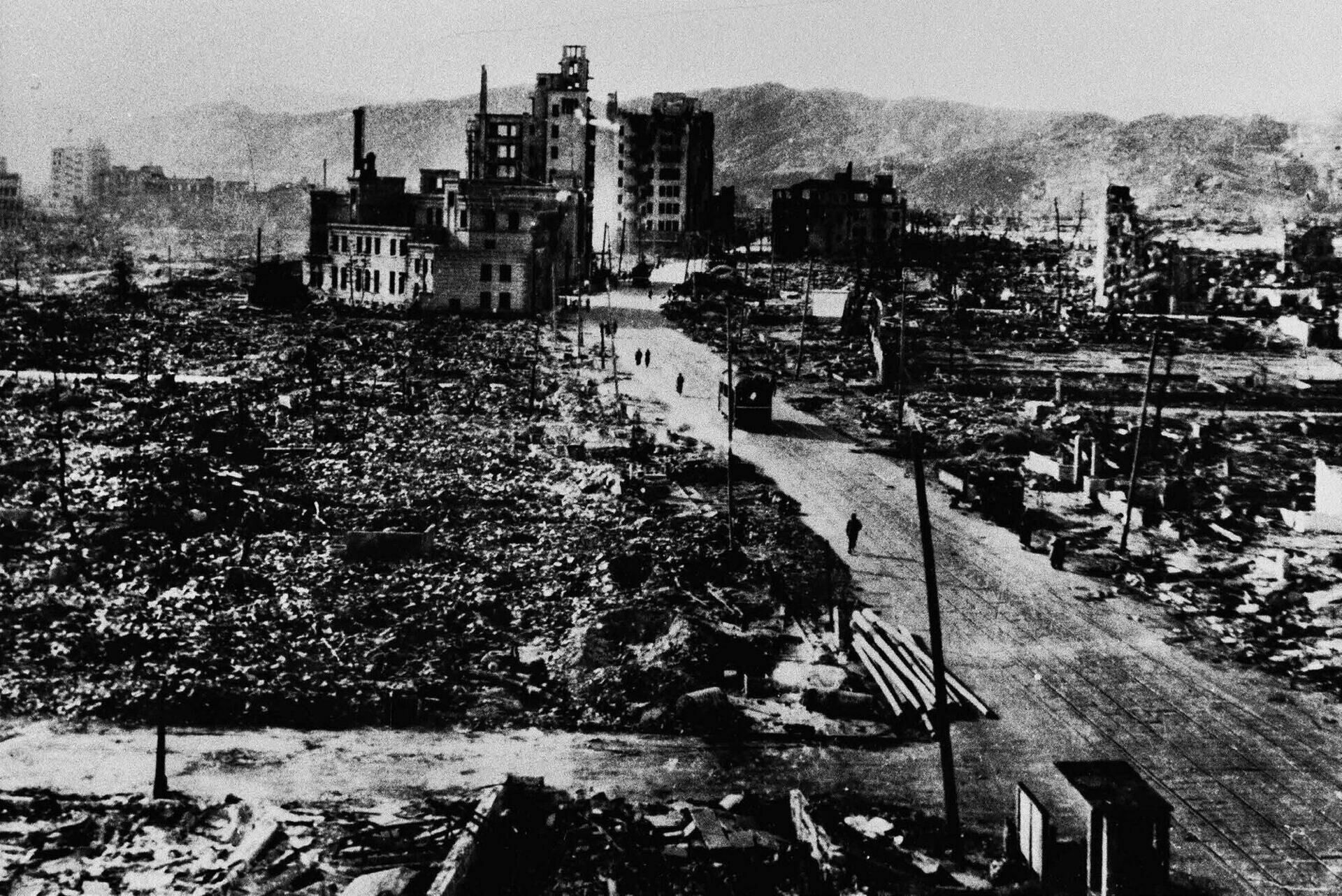 Хиросима после ядерного удара