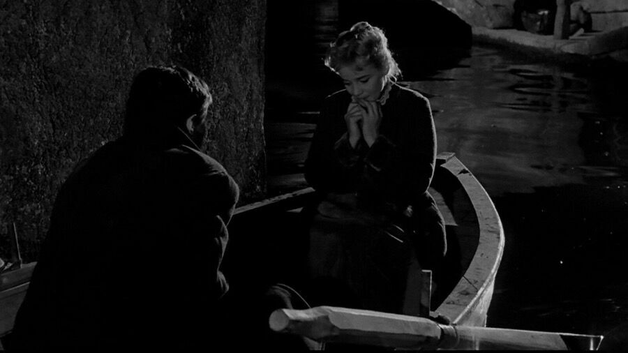 Кадр из фильма «Белые ночи», 1957