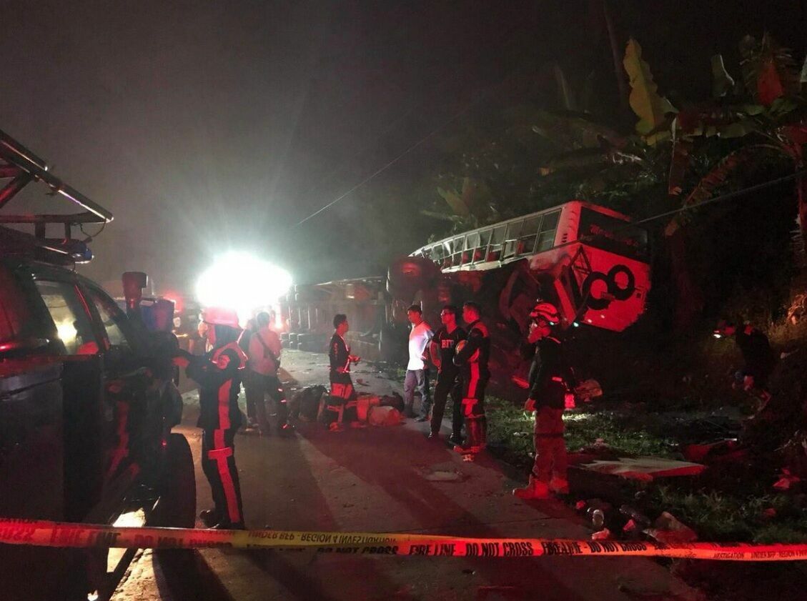 ДТП на Филиппинах: около 60 пострадавших