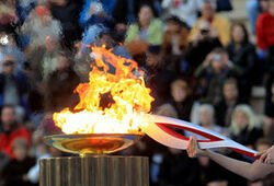 Олимпийский огонь развлек и Подмосковье – снова потух
