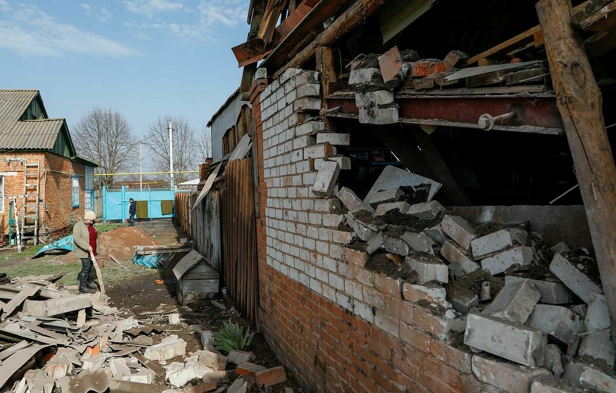 В белгородское село прилетел снаряд со стороны Украины
