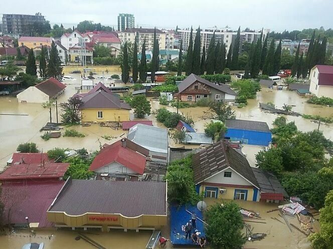 Дожди и наводнения атакуют черноморское побережье Кубани