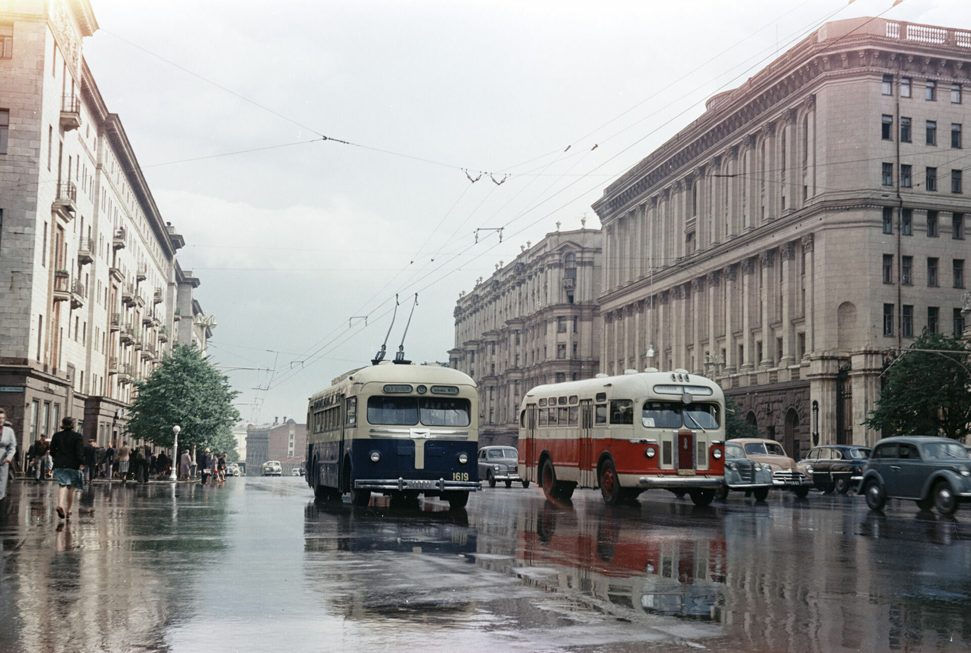 1950-е, Москва, улица Горького