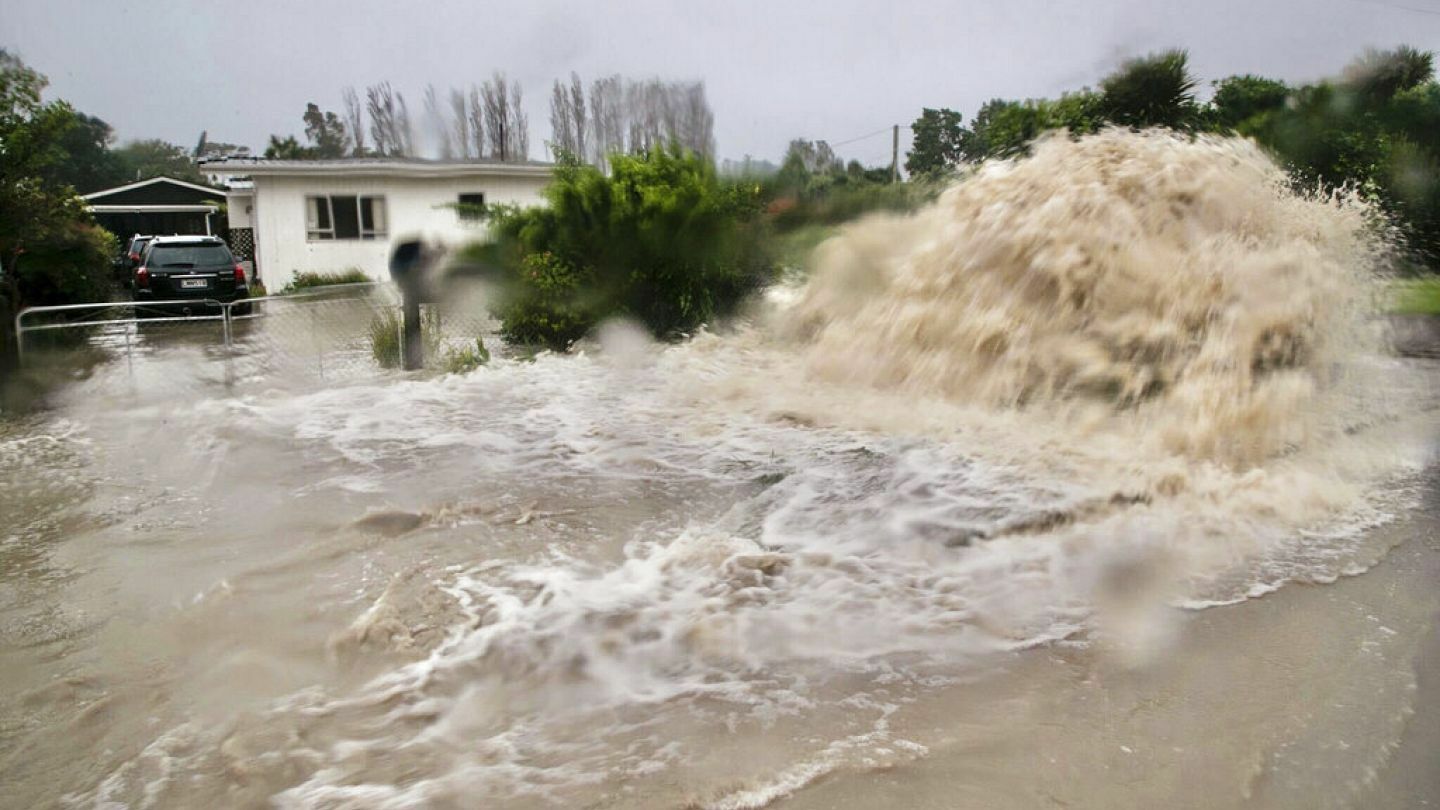 В Новой Зеландии происходят наводнения