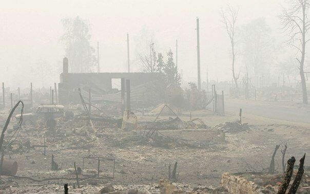 В Хакасии пожар охватил более 100 домов, от огня пострадали 60 человек