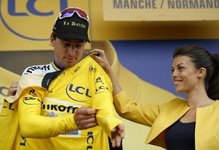Саган из российской команды «Тинькофф» захватил лидерство на «Тур де Франс»
