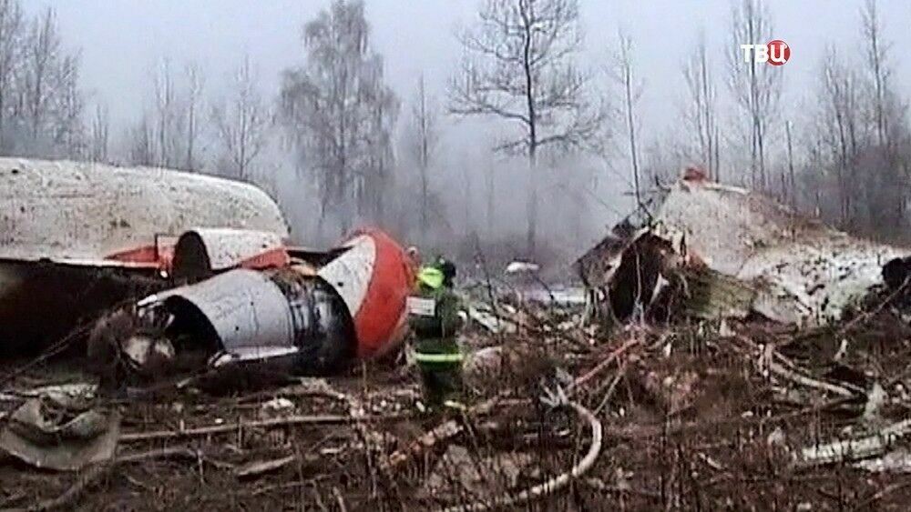 СКР: взрыва на борту самолета Качиньского не было