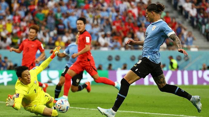 Уругвай сыграл в безголевую ничью с Южной Кореей на ЧМ-2022 в Катаре