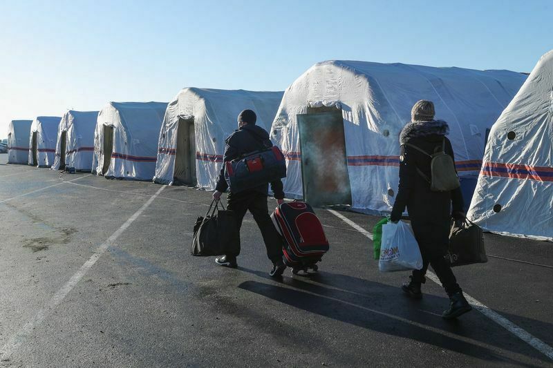 В Россию с территории Украины прибыли более 2,4 миллиона беженцев