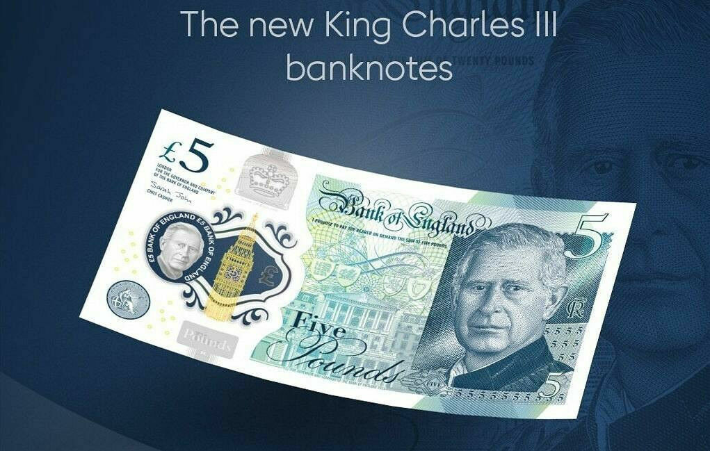 В Британии представили банкноты с изображением Карла III