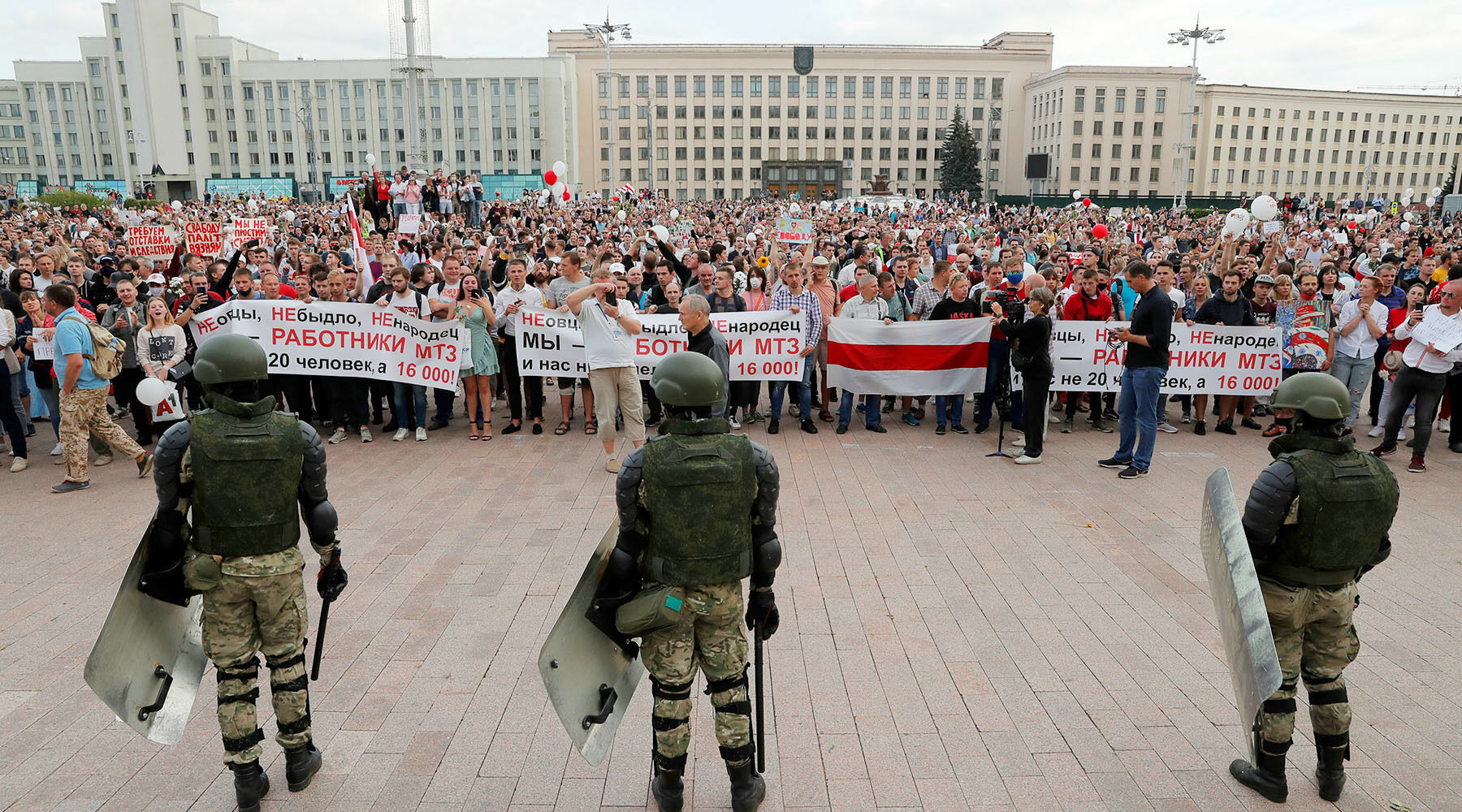 Никакой русофобии у протестующих в Белоруссии нет