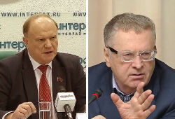 МВД Украины возбудило уголовные дела против Зюганова и Жириновского