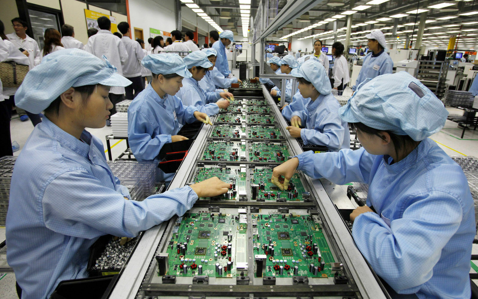 Производство микрочипов в Китае
