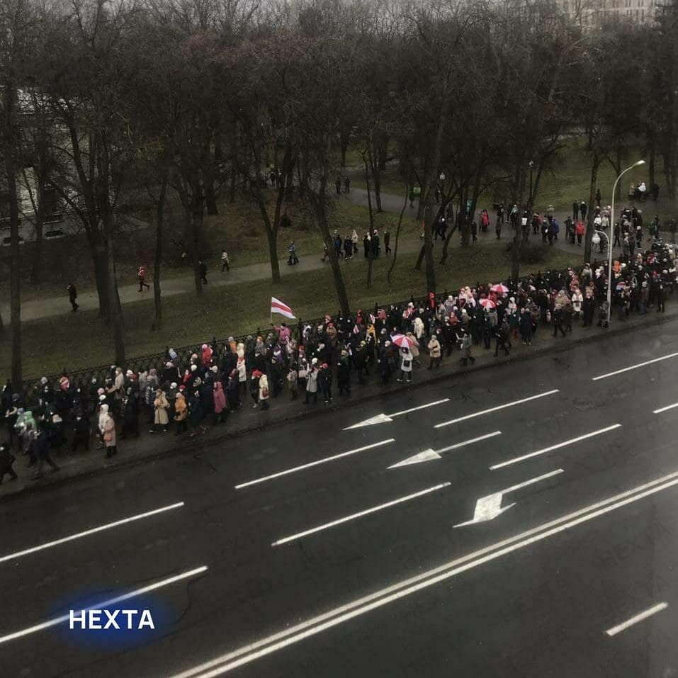 В Минске прошел протестный марш пенсионеров