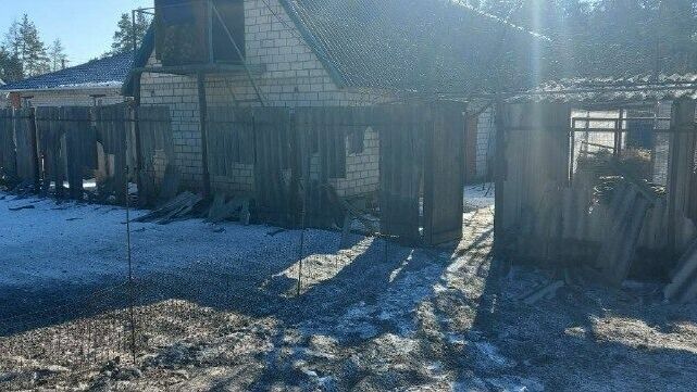 Два дома повреждены в результате обстрела белгородского села со стороны Украины