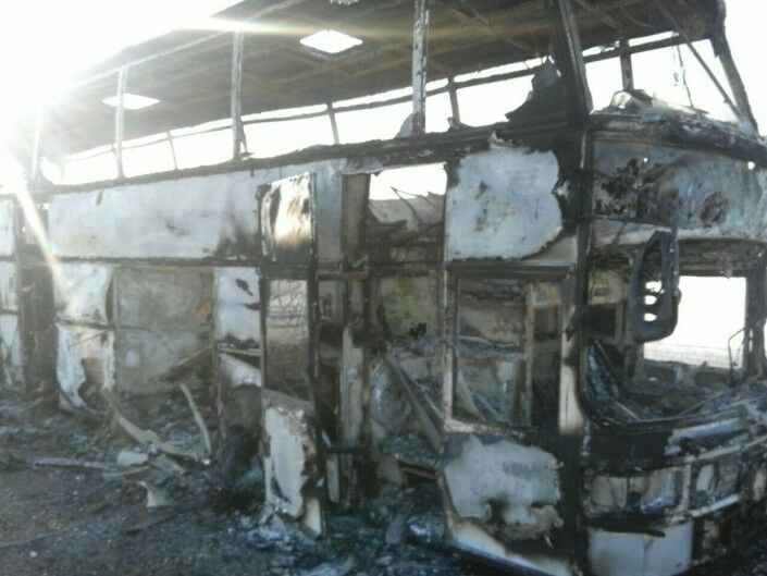 В МВД Казахстана рассказали, почему пассажиры не смогли выбраться из горящего автобуса