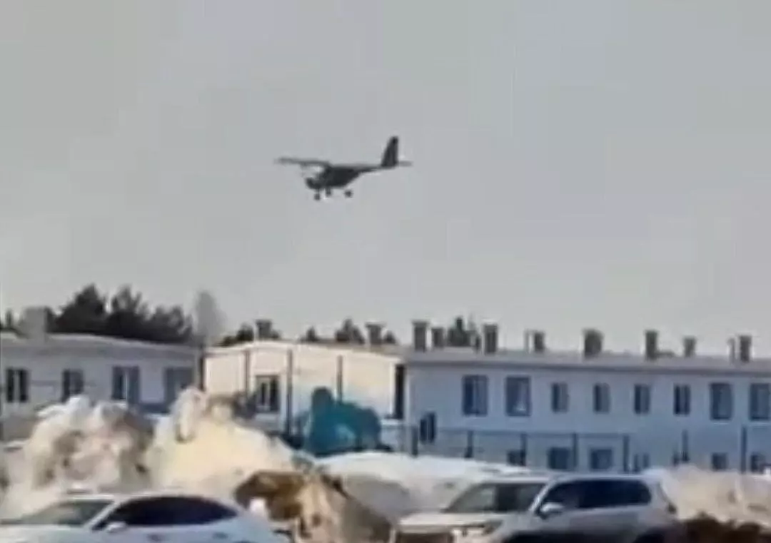 Момент атаки А-22 на общежитие в Елабуге